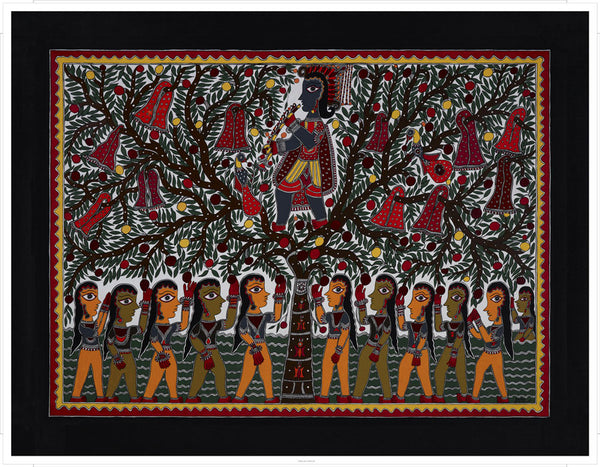Madhubani Series MBC022-Turmeric Art