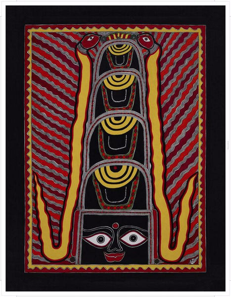 Madhubani Series MBC026-Turmeric Art