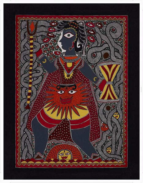 Madhubani Series MBC029-Turmeric Art
