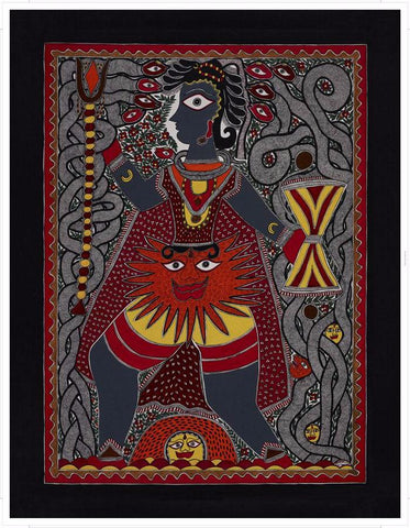 Madhubani Series MBC029-Turmeric Art