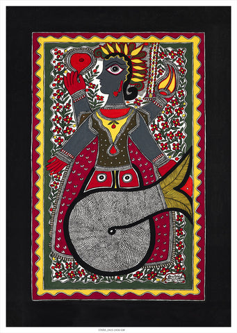 Madhubani Series MBC02-Turmeric Art