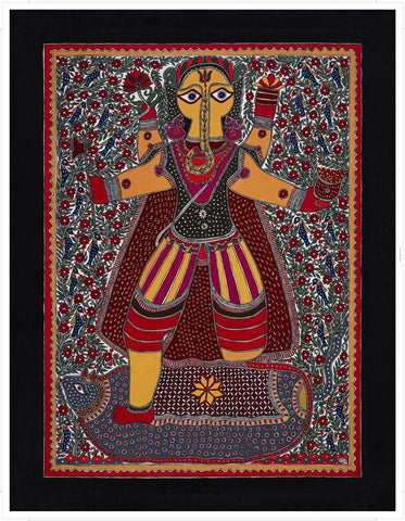 Madhubani Series MBC031-Turmeric Art