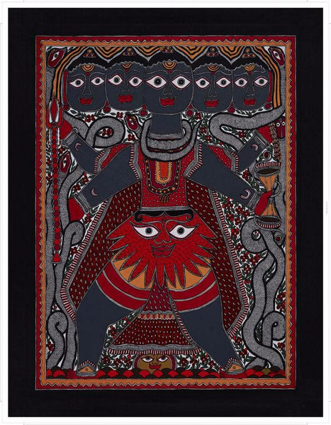 Madhubani Series MBC032-Turmeric Art
