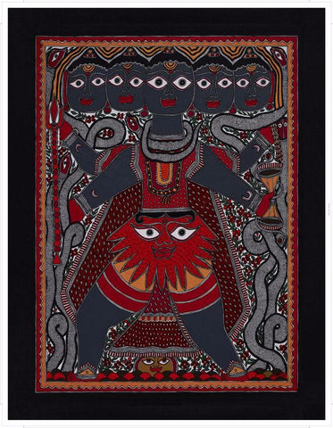 Madhubani Series MBC032-Turmeric Art