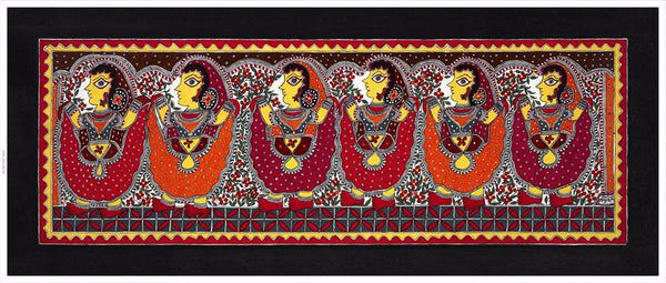 Madhubani Series MBC04-Turmeric Art