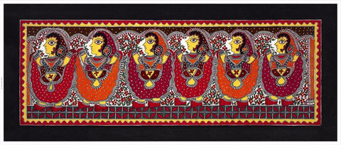 Madhubani Series MBC04-Turmeric Art