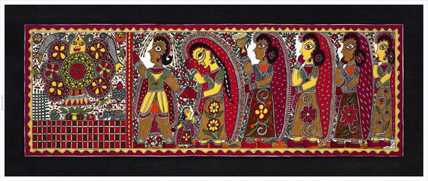 Madhubani Series MBC05-Turmeric Art