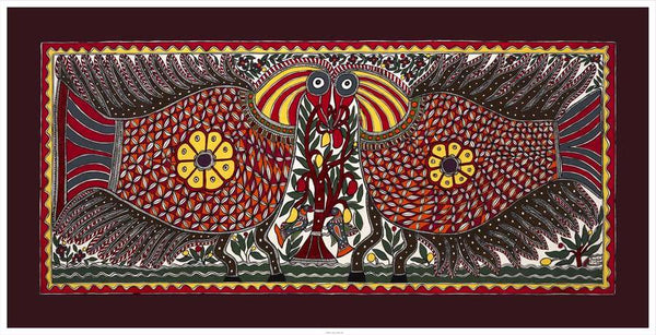 Madhubani Series MBC06-Turmeric Art