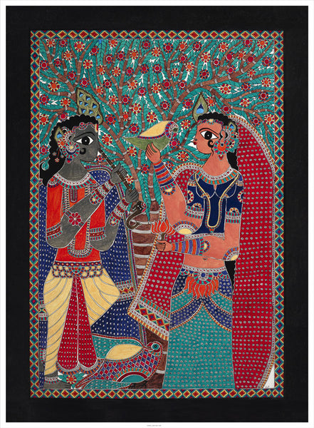 Madhubani Series MBC08-Turmeric Art