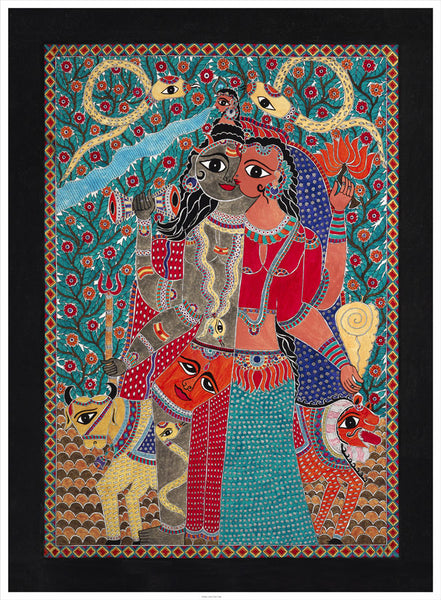 Madhubani Series MBC09-Turmeric Art