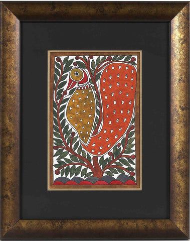 Madhubani Series MBE010-Turmeric Art