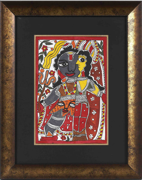 Madhubani Series MBE012-Turmeric Art