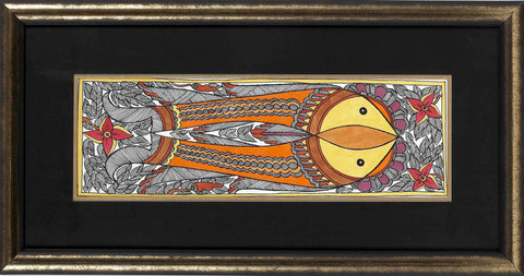 Madhubani Series MBE023-Turmeric Art