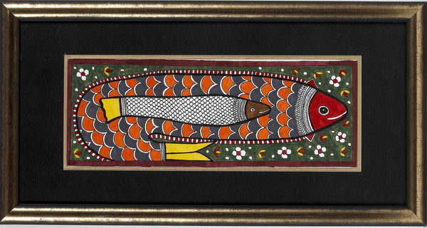 Madhubani Series MBE024-Turmeric Art