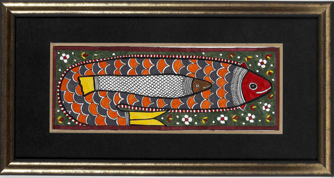 Madhubani Series MBE024-Turmeric Art