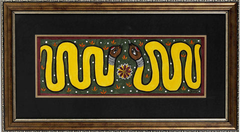 Madhubani Series MBE025-Turmeric Art