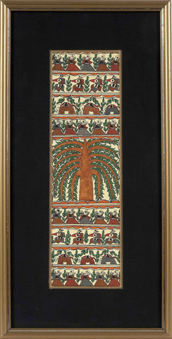 Madhubani Series MBE032-Turmeric Art