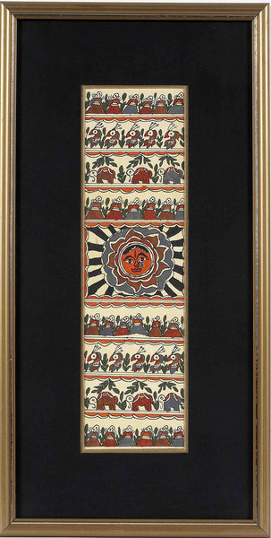 Madhubani Series MBE033-Turmeric Art