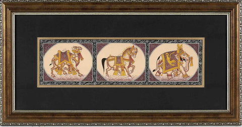 Madhubani Series MBE039-Turmeric Art