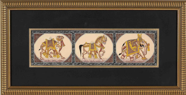 Madhubani Series MBE043-Turmeric Art