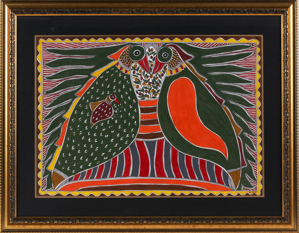 Madhubani Series MBF010-Turmeric Art