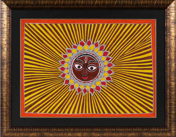 Madhubani Series MBF01-Turmeric Art