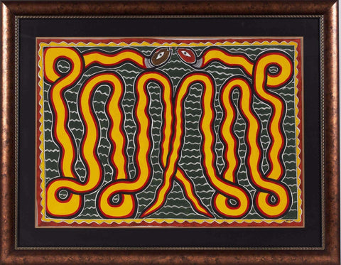 Madhubani Series MBF035-Turmeric Art