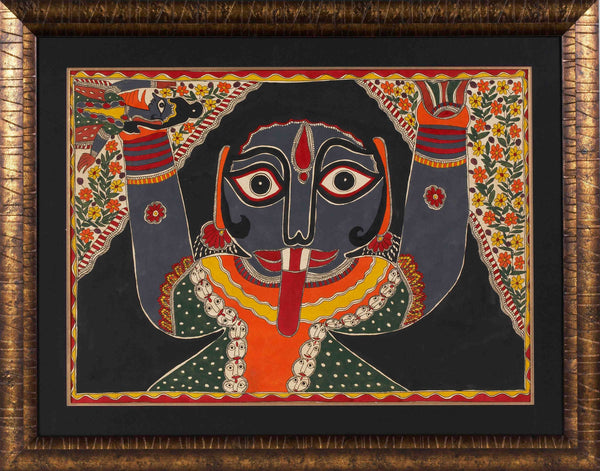 Madhubani Series MBF042-Turmeric Art