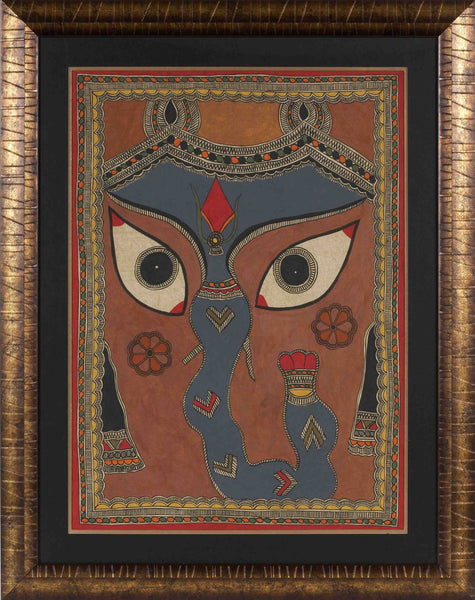 Madhubani Series MBF045-Turmeric Art