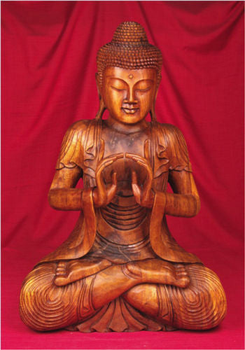 Buddha Sitting MK020-T - Turmeric Art