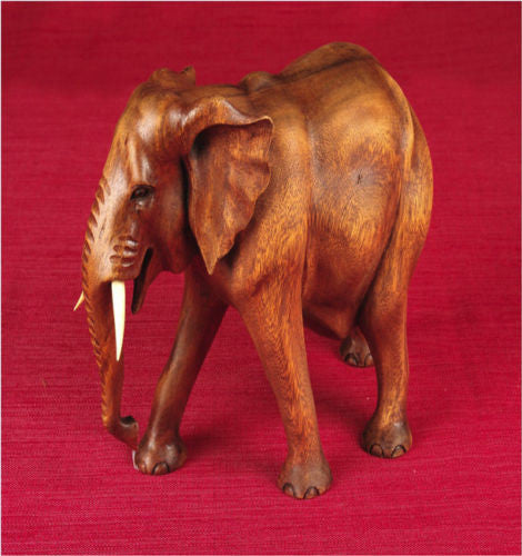 Peaceful Plain Elephant MK066-P - Turmeric Art