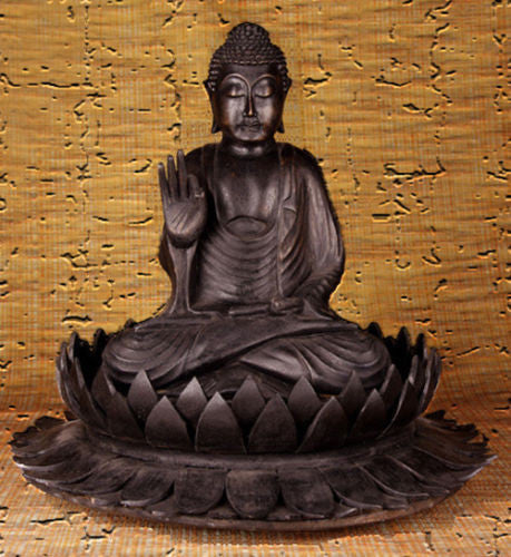 Lotus Buddha WC099-E - Turmeric Art