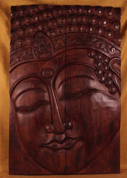 Buddha Split Face WP007 - Turmeric Art