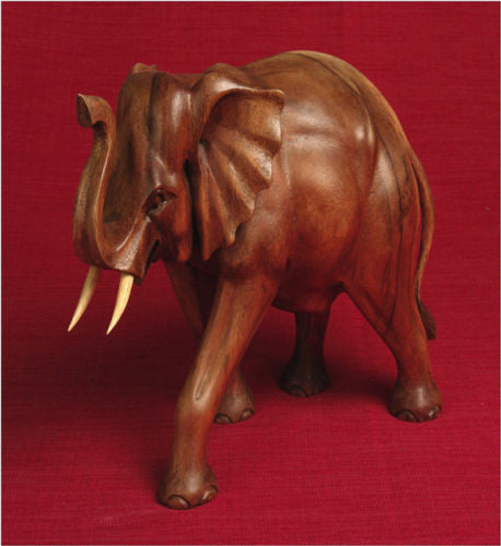 Plain Elephant With Happiness MK066-H - Turmeric Art