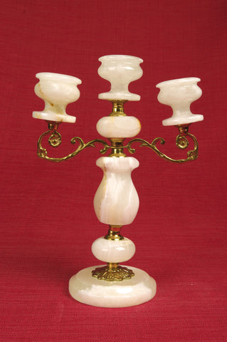 Oynx Candle Holder Set OX001 - Turmeric Art