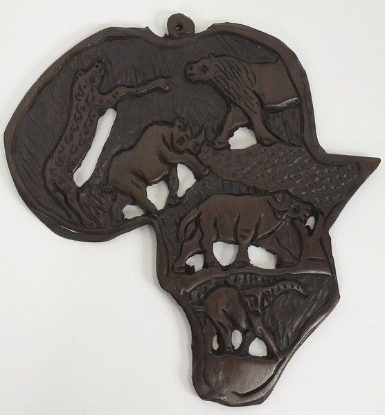 African Map AS002 - Turmeric Art